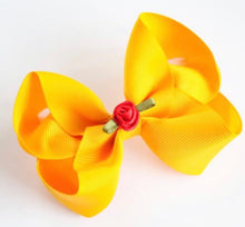 Load image into Gallery viewer, Red Rose Large Boutique Bows
