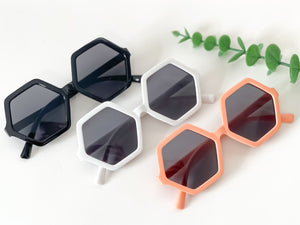 Hexagon Frame Personalised Sunglasses