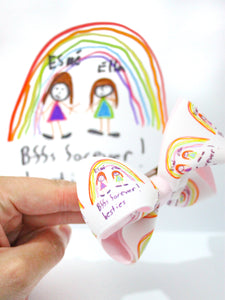 ‘Artwork’ large boutique bow