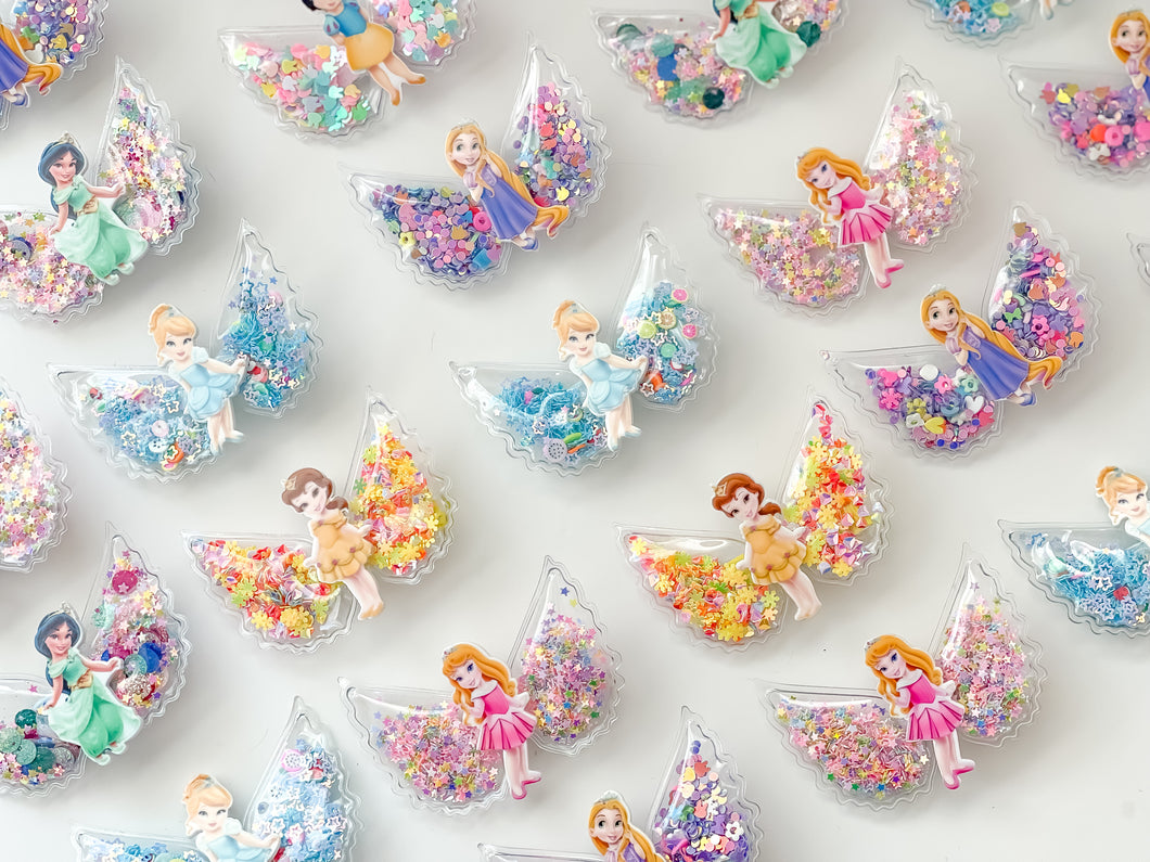 Princess butterfly clips