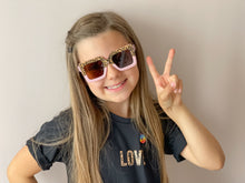 Load image into Gallery viewer, Square Frame - Two Tone Personalised Sunglasses
