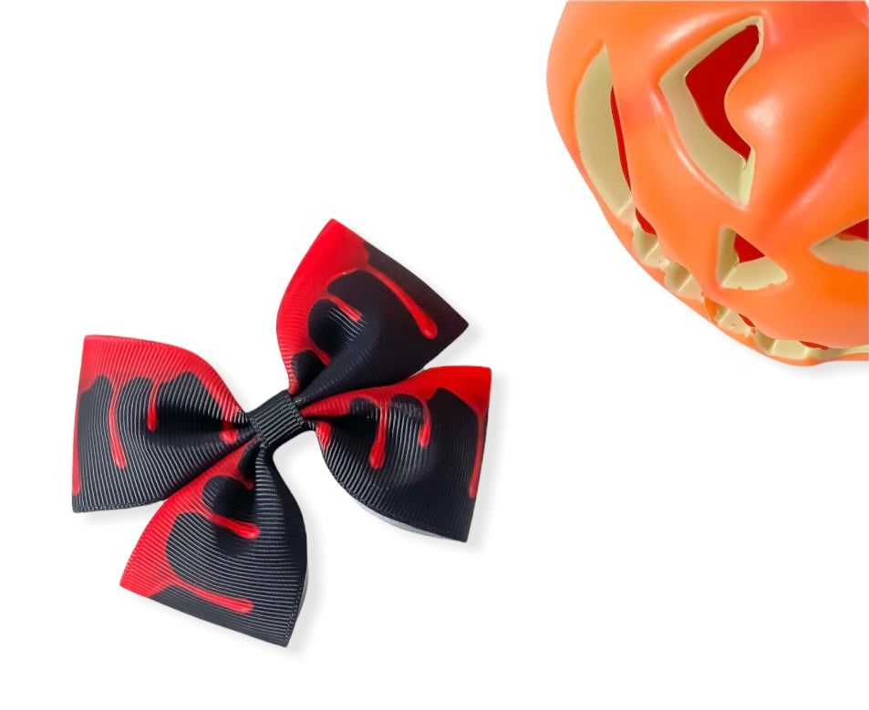 Blood Halloween Bow (all size & styles)