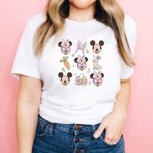 Easter Minnie Doodles - T-Shirt Unisex All Sizes
