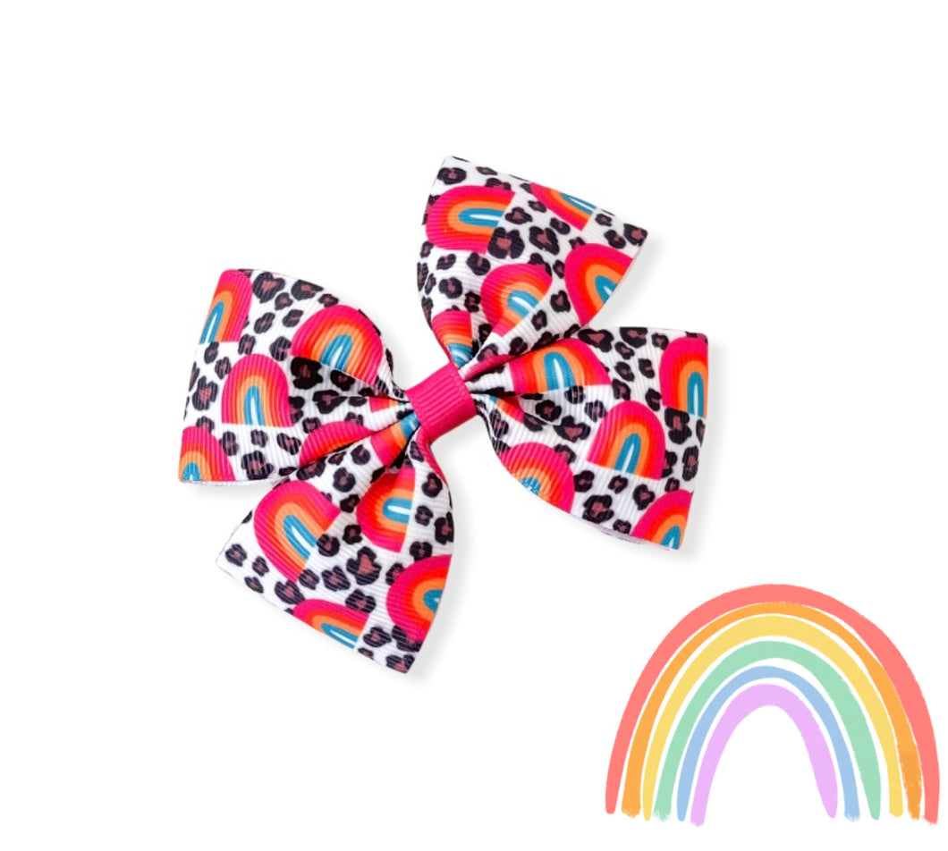 Leopard/rainbow print (all size & styles)