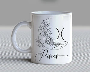 Moon design Zodiac Signs  -  MUG