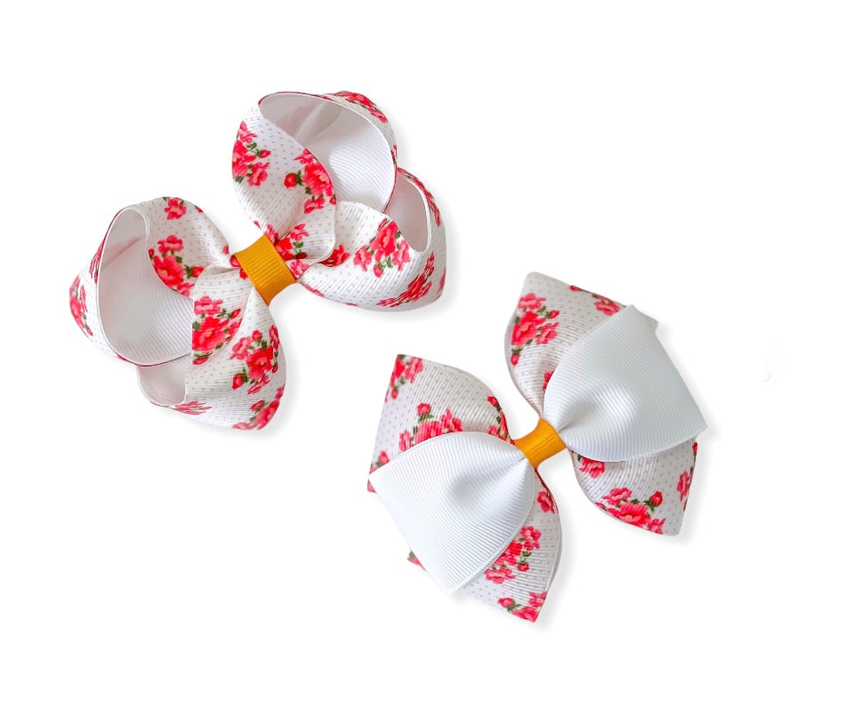 ‘Piper’ floral bows (all size & styles)