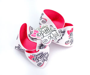 Daddy's Little Girl Large boutique Bow