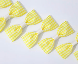 Gingham Pinch Bows