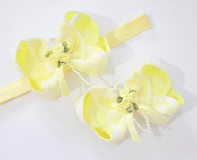Load image into Gallery viewer, Rose Bouquet Lace Large Boutique Bows

