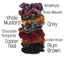Load image into Gallery viewer, Velvet Scrunchies
