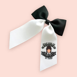 Wednesday (Hellscape) Hair Bows ( all sizes)