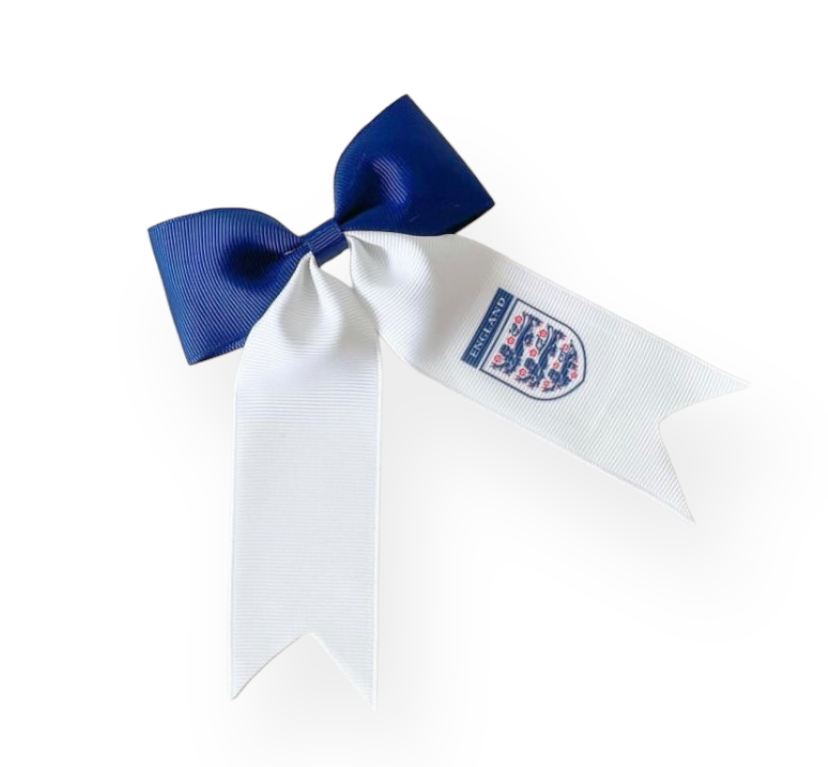 World Cup ponytail bows - Clips