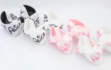 Load image into Gallery viewer, Personalised Large Boutique Bows - all fonts
