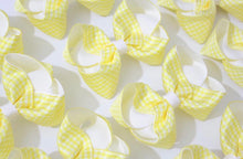 Load image into Gallery viewer, Gingham Large Boutique Bows
