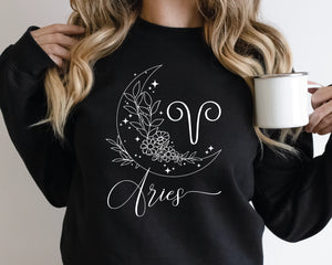 Moon design Zodiac Sign  - Tee’s & Sweatshirts