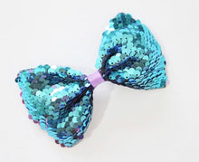Load image into Gallery viewer, Reversible Sequin XL Pinch Bow
