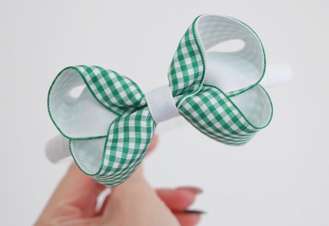 Gingham Small Boutique Bows