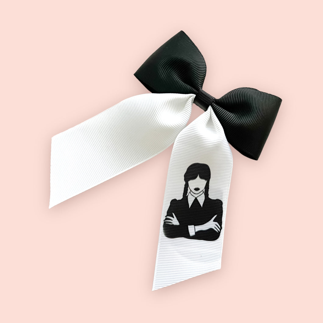Wednesday Hair Bows ( all sizes)