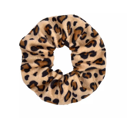 Leopard Print Scrunchies